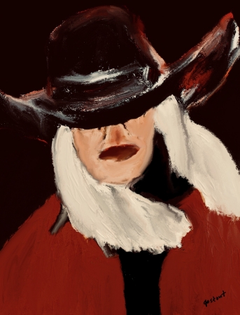 Lady In Red by artist James Stout